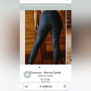 Oraki Leggings from recycled bottles